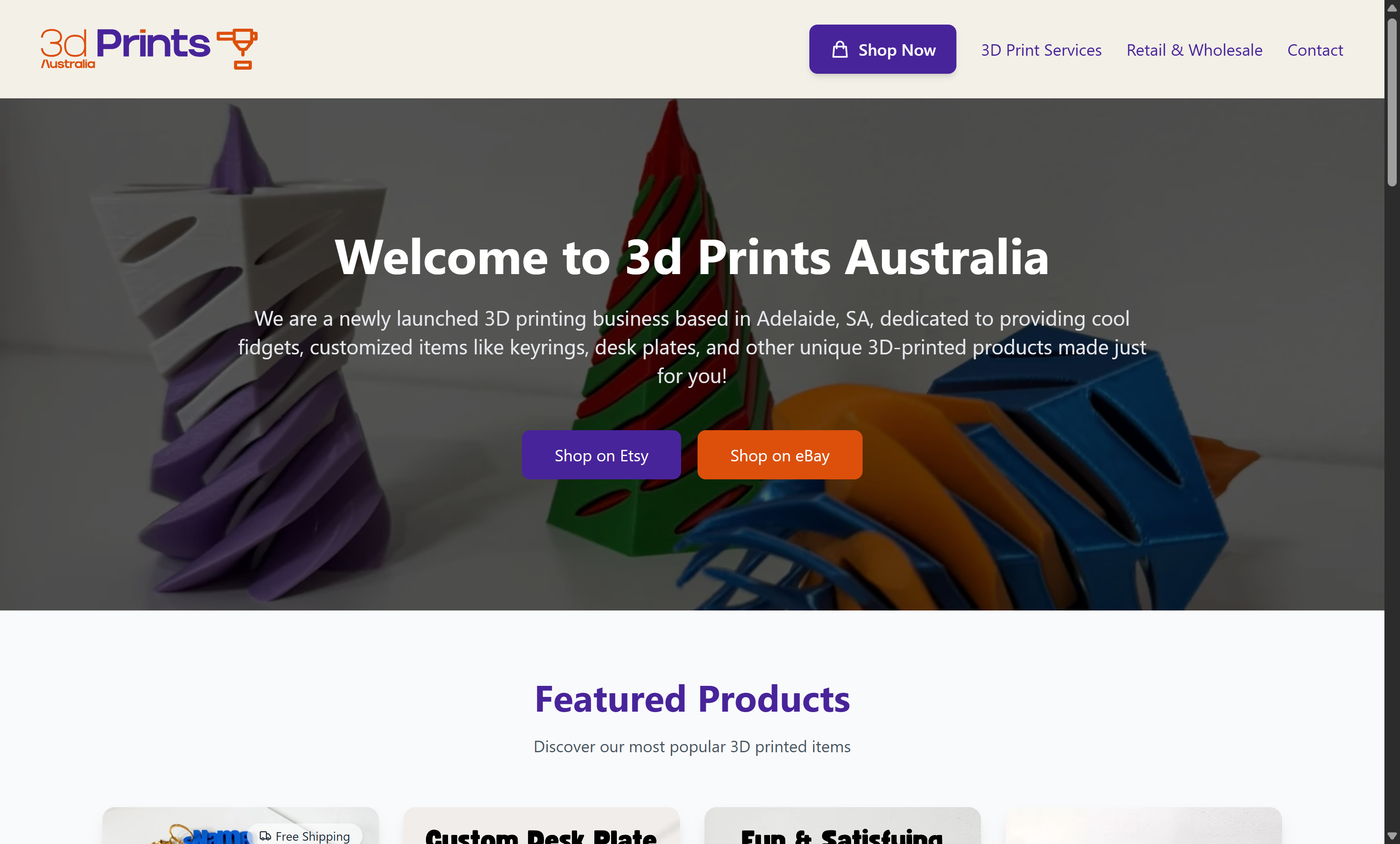 3D Prints Australia Preview